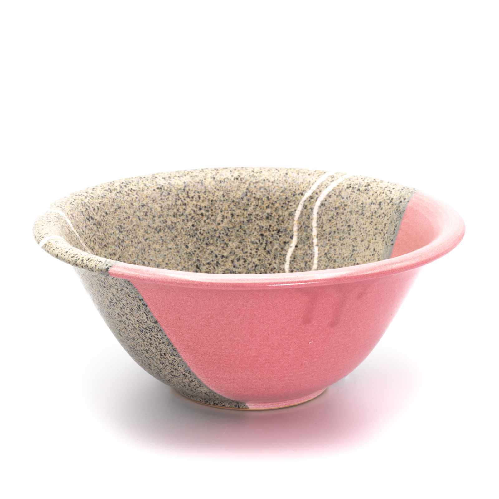 Salatschüssel Keramik | mittelgroße Salatschale | Schüssel | rosa