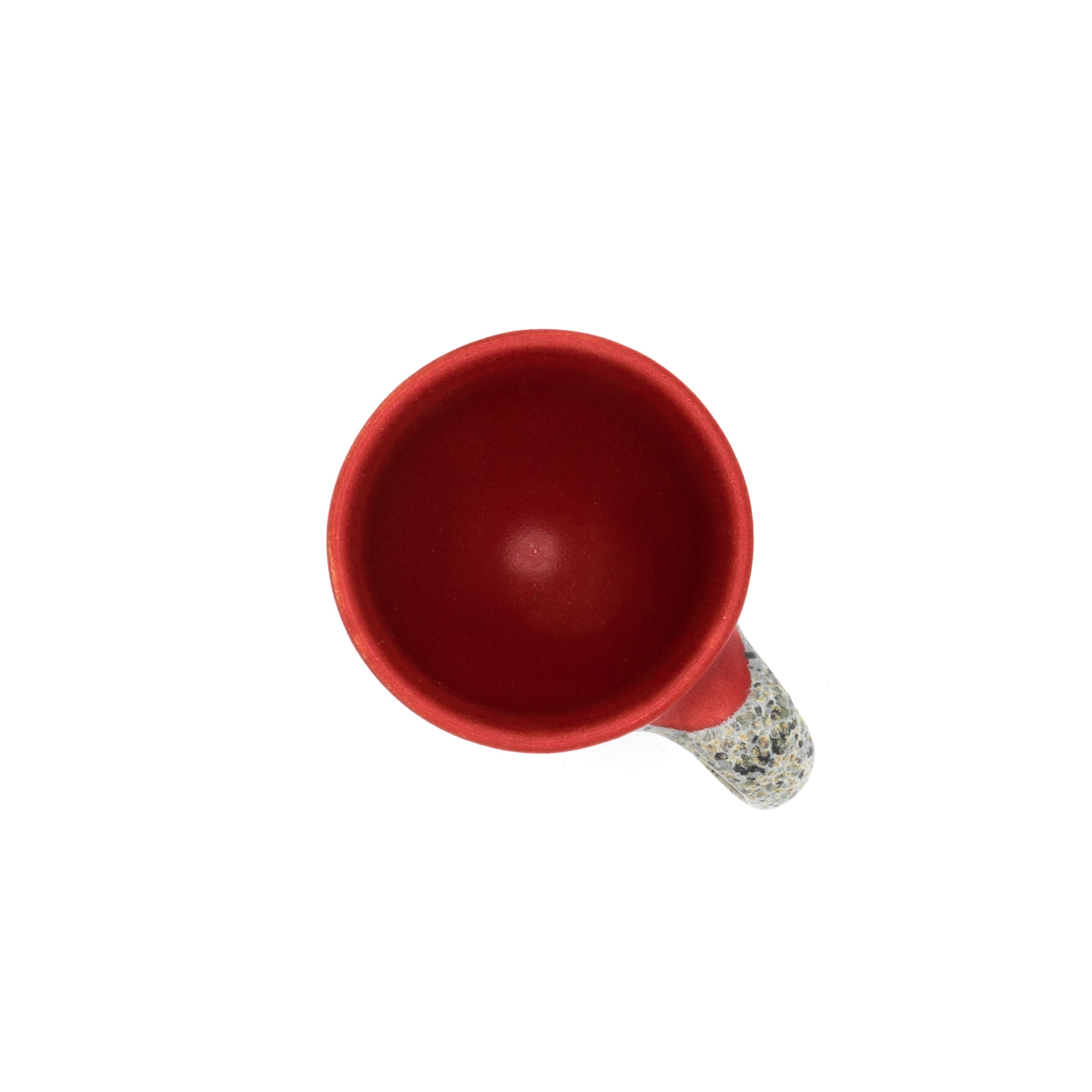 Espresso Tassen Keramik | Espressotasse mit Untertellerchen | rot 