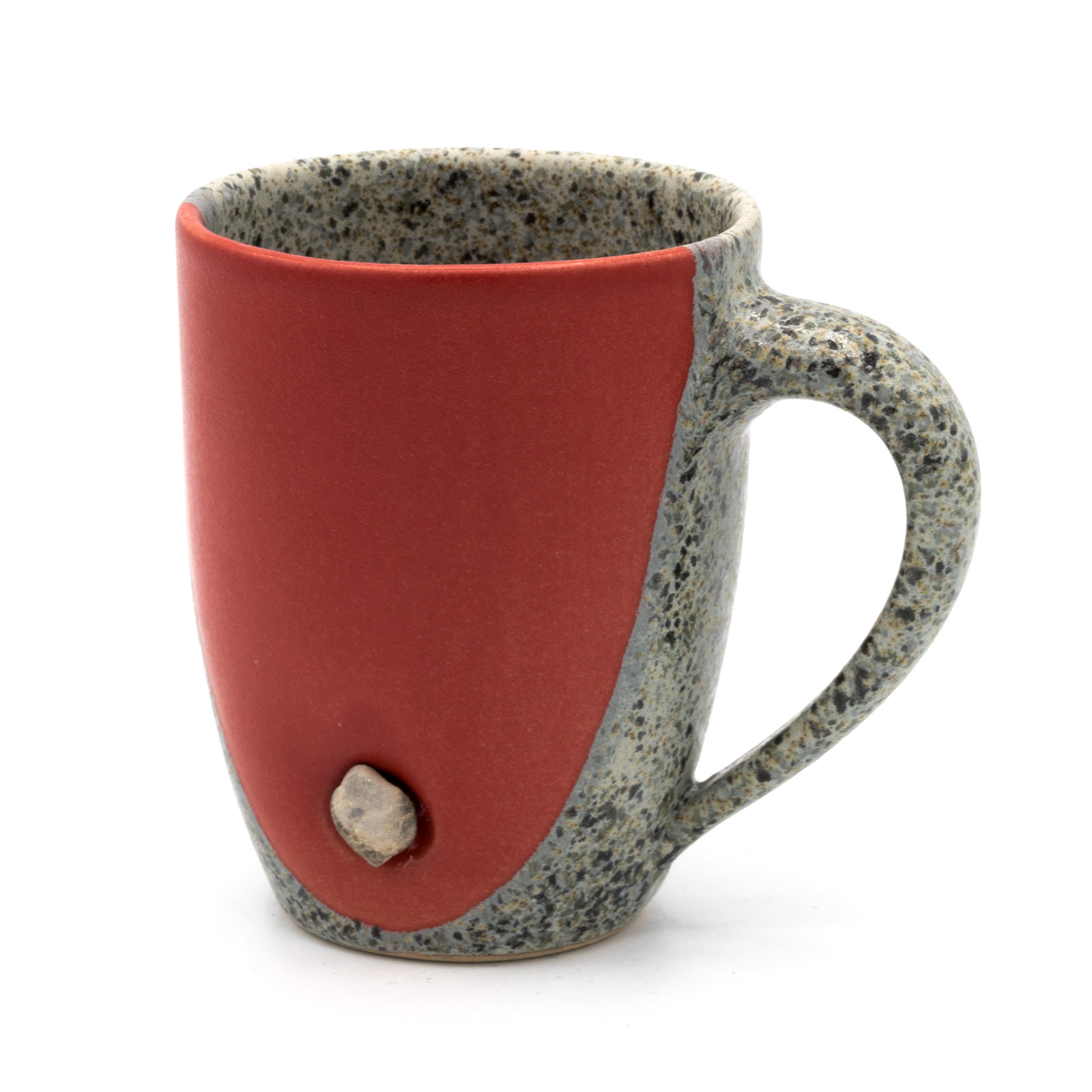 Kaffeetasse Keramik | Kaffeetafeltasse | rot 