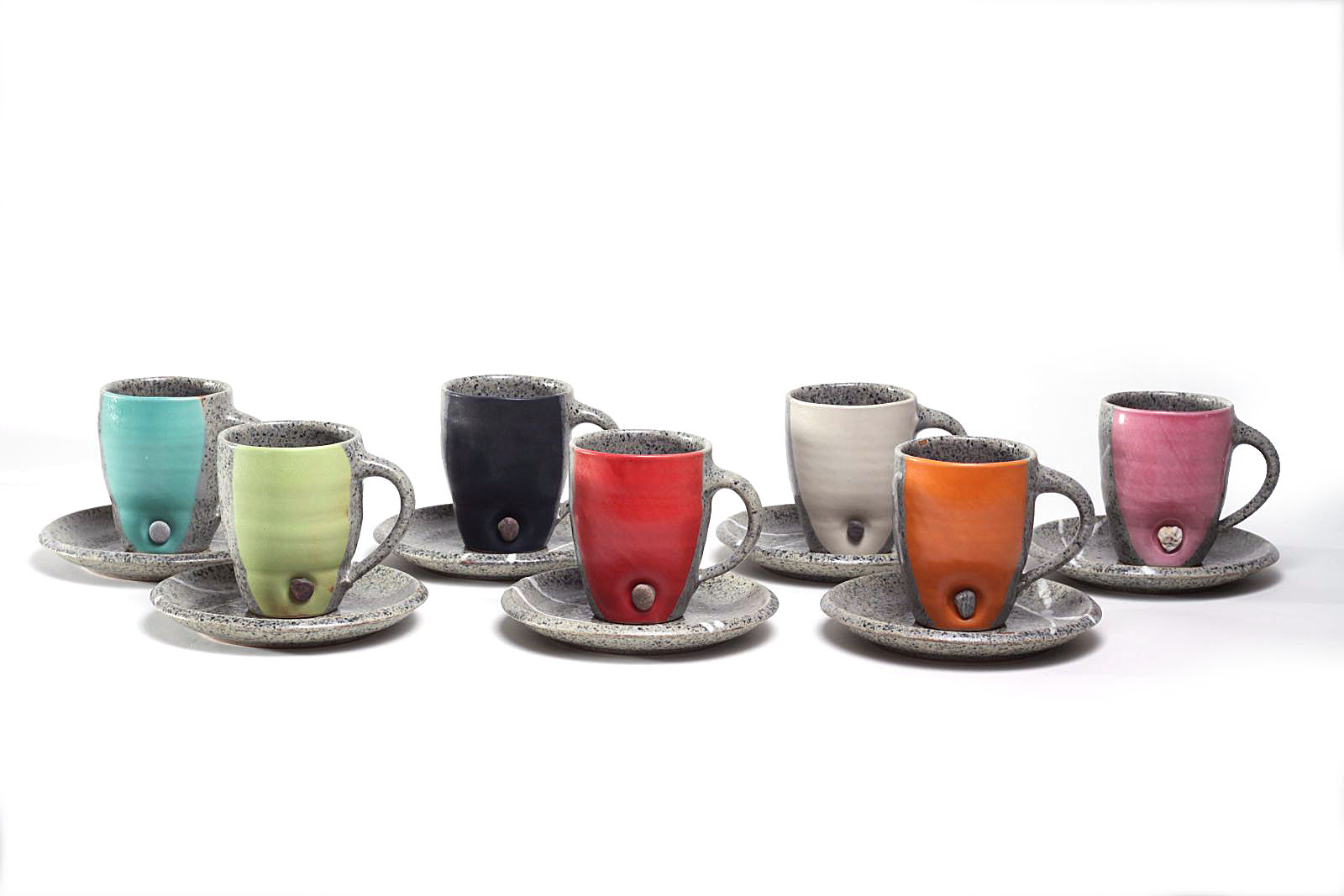 Kaffeetasse Keramik | Kaffeetafeltasse | türkis