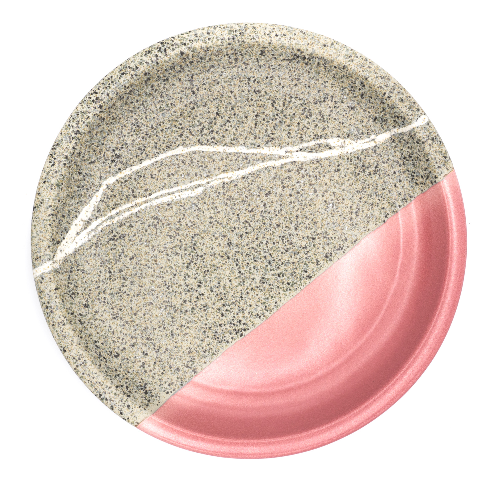 Keramik Teller | Essteller | rosa