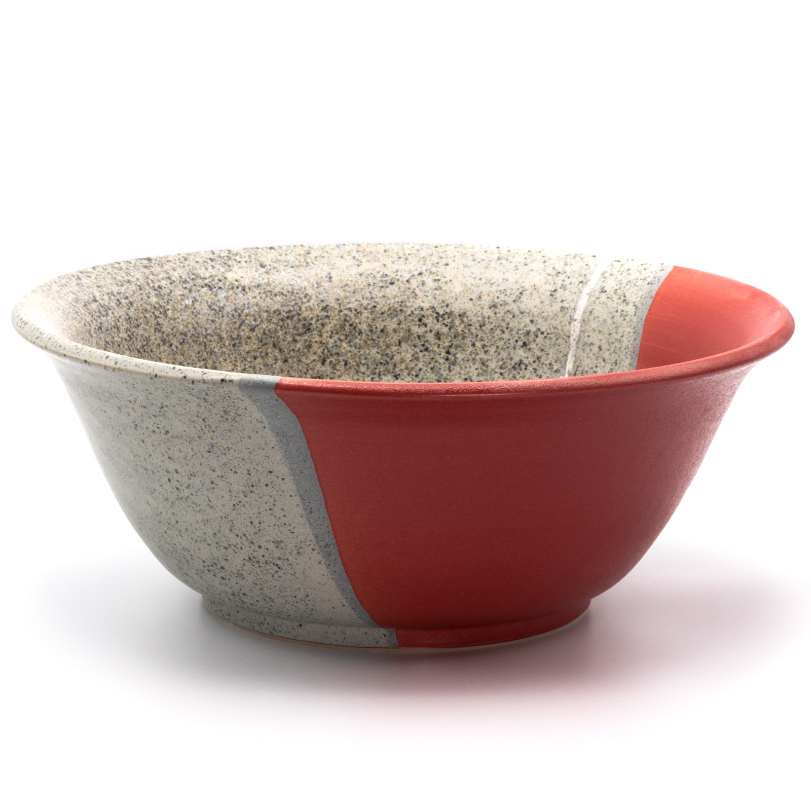 Salatschüssel Keramik | große Salatschüssel rot