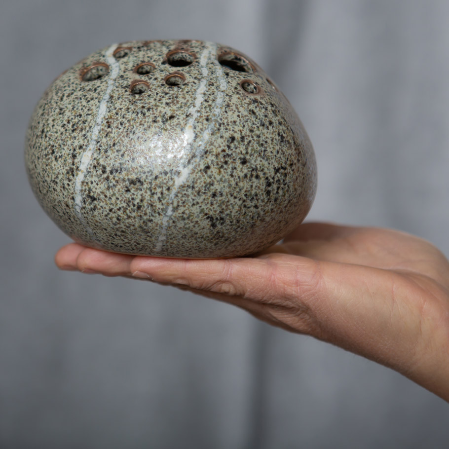 Steckstein Keramik | steinfarben uni