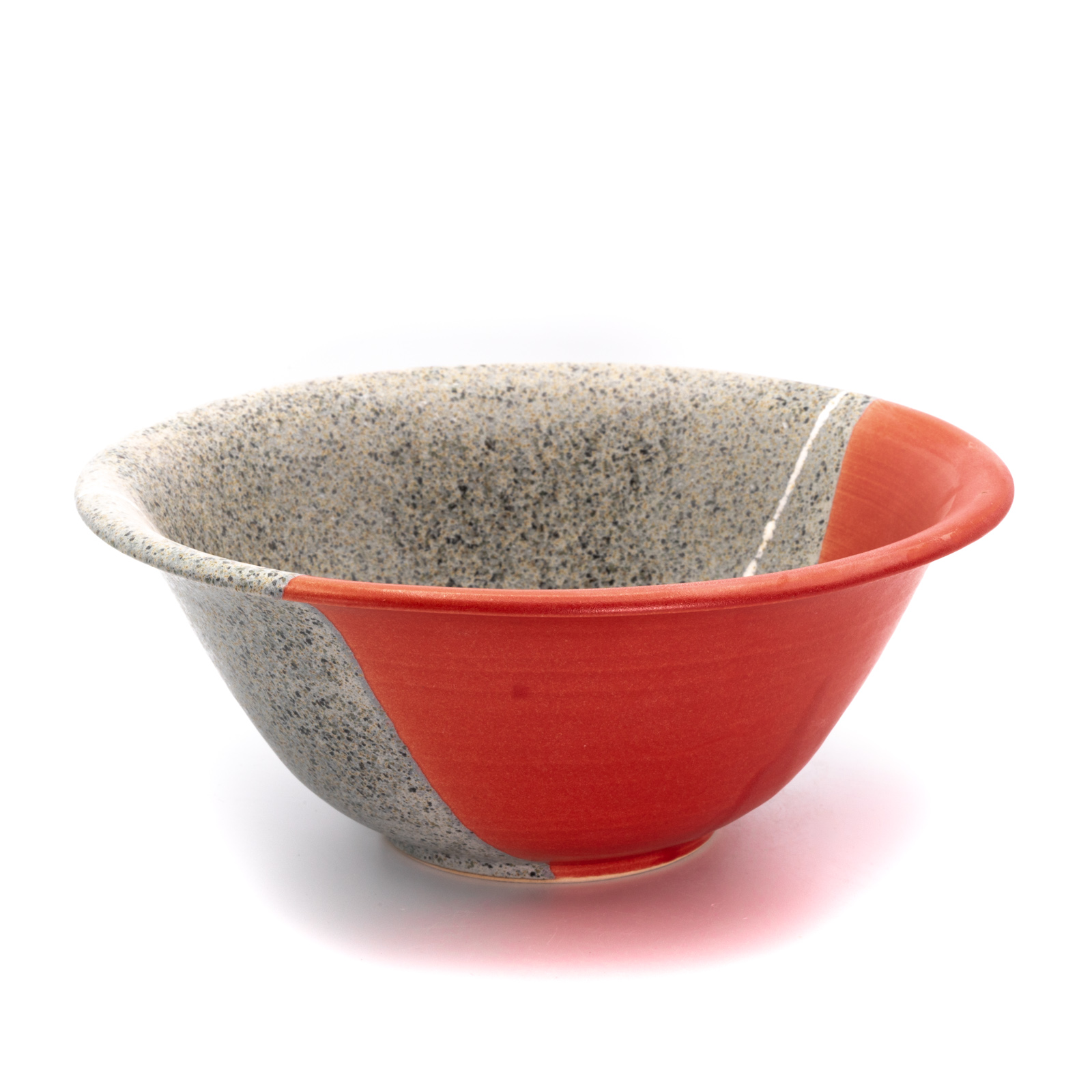 Salatschüssel Keramik | mittelgroße Salatschale | Schüssel | rot