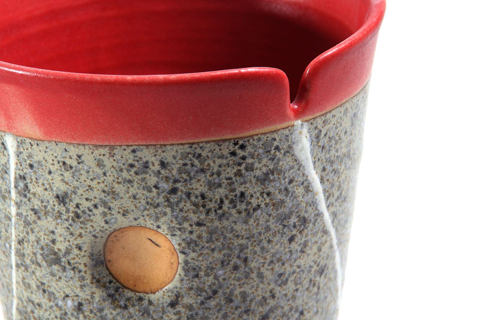 Becher Keramik | Pfälzer Handling | großer Teebecher | rot