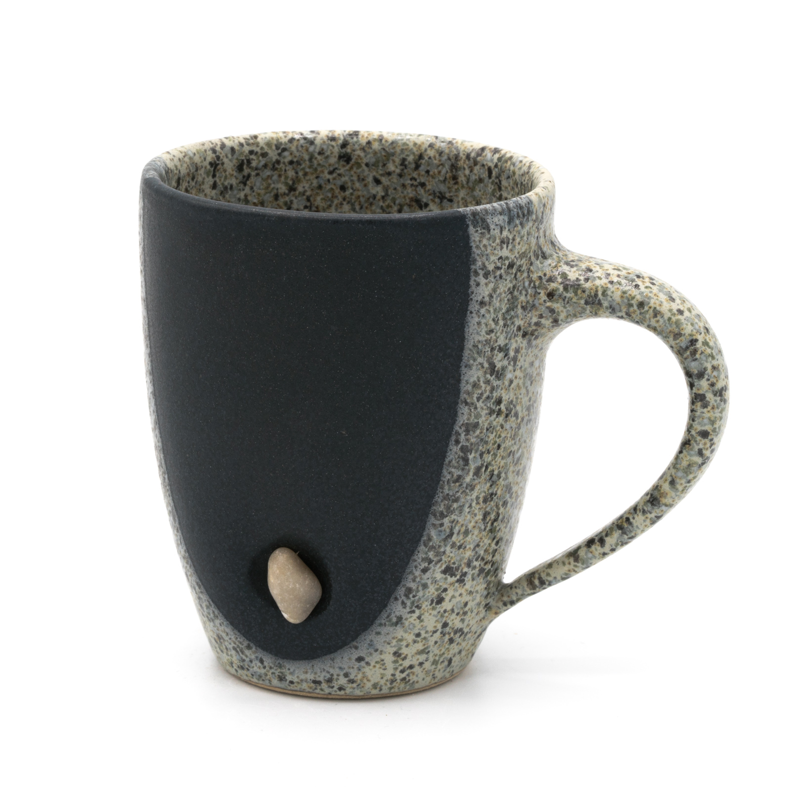 Kaffeetasse Keramik | Kaffeetafeltasse | schwarz