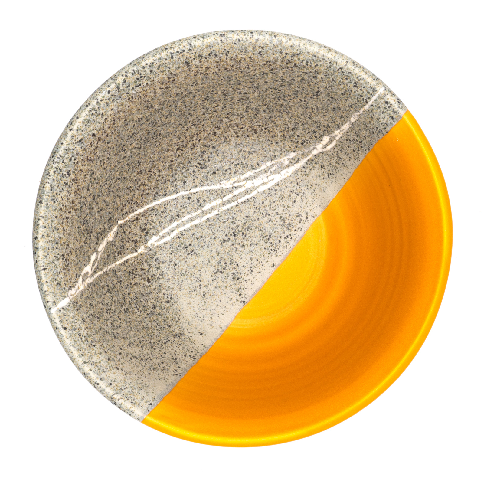 Salatschüssel Keramik | mittelgroße Salatschale | Schüssel | orange