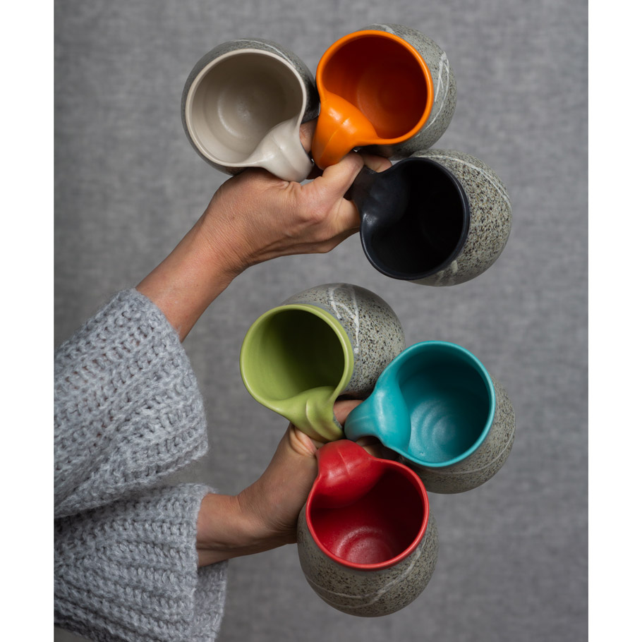 Kaffeetasse Keramik | Großer Schmuser | Kaffeetasse | türkis