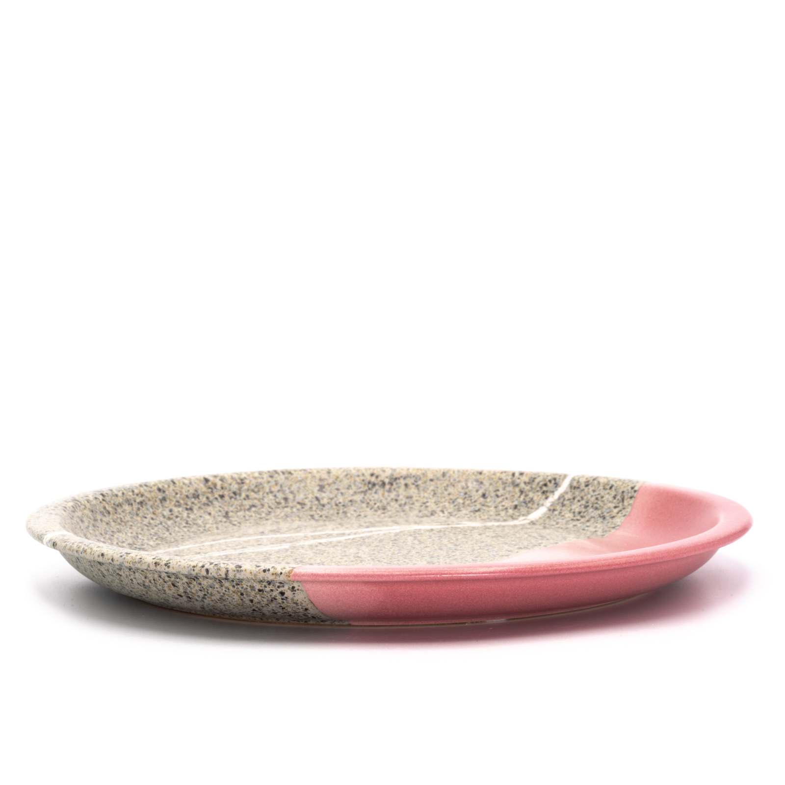 Keramik Teller | Essteller | rosa