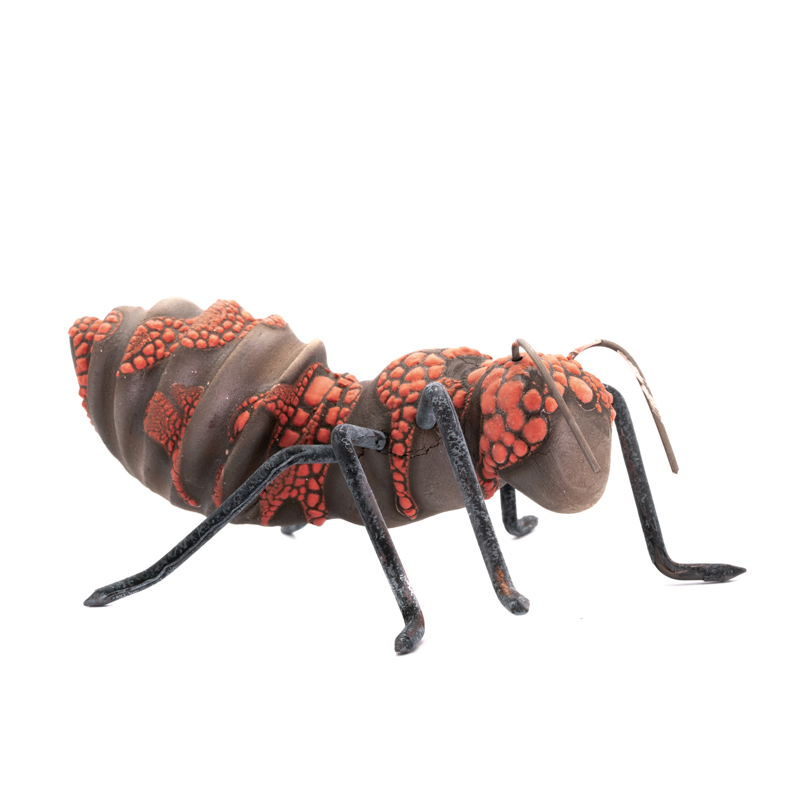 Gartendeko Keramik | Ameise | fleißiges Arbeitstierchen | dunkelbraun/rötlich