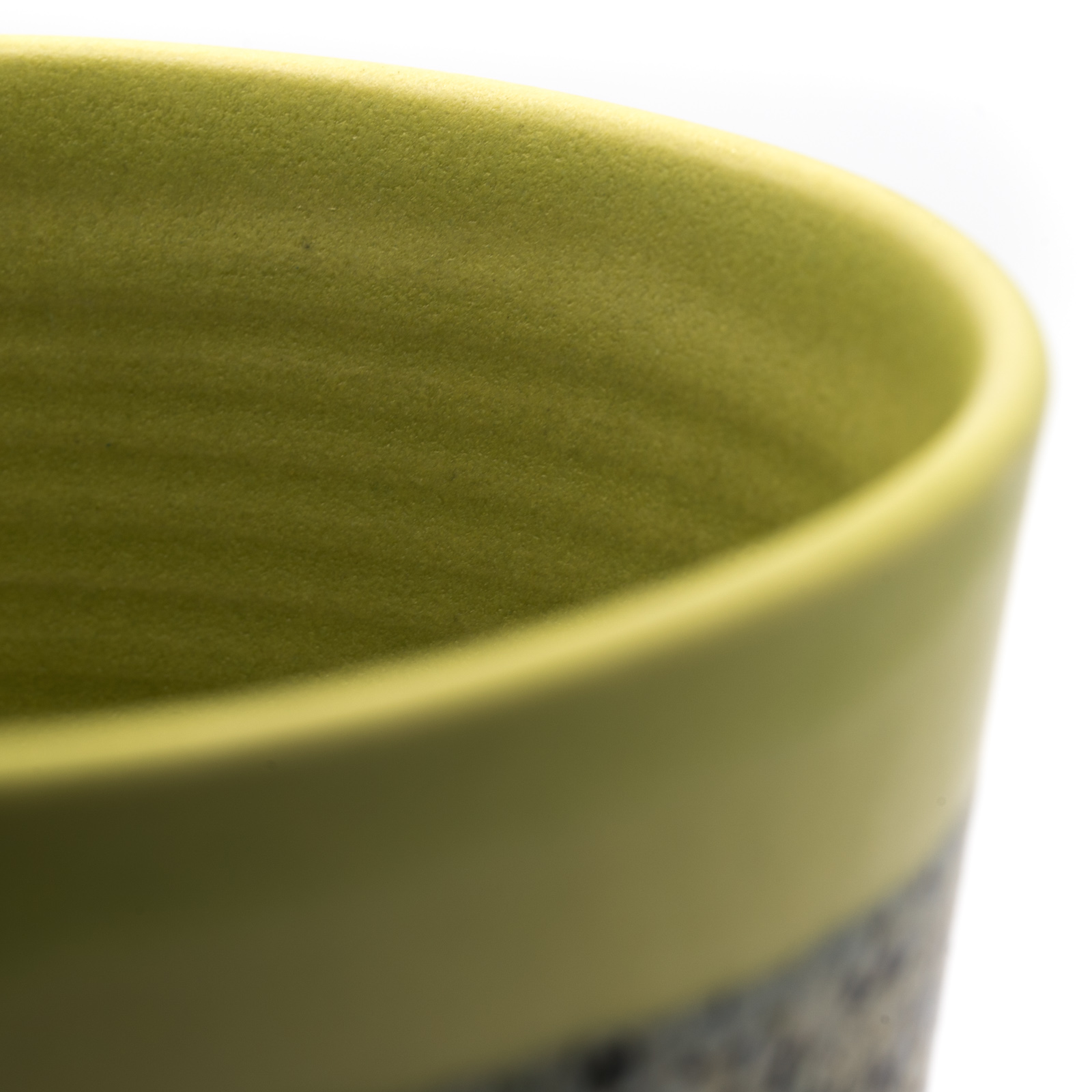 Becher Keramik | Pfälzer Handling | großer Teebecher | maigrün Linkshaender