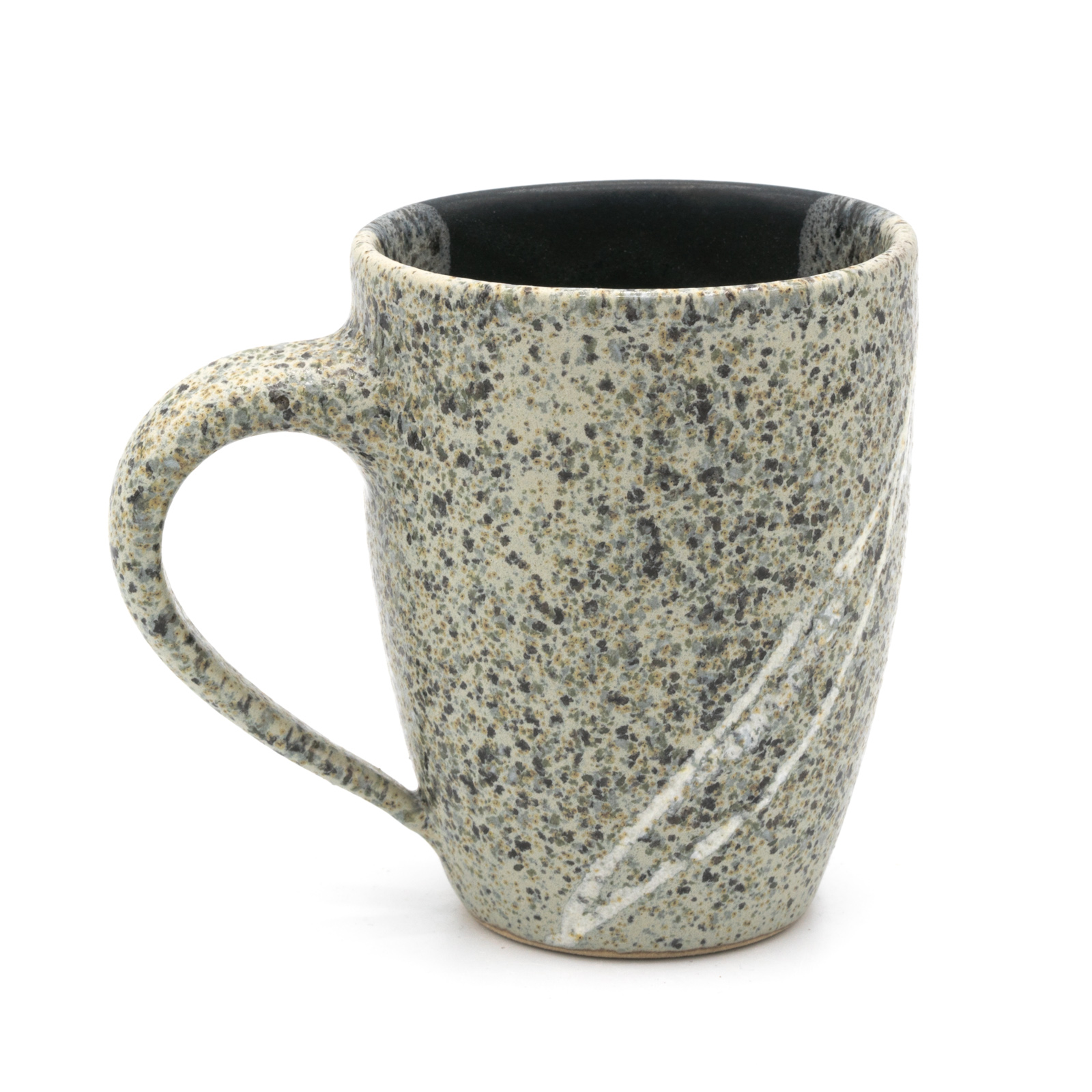 Kaffeetasse Keramik | Kaffeetafeltasse | schwarz